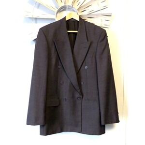 Alexandre of England Men's Double-Breasted Suit Jacket Classic Tailored 38 LT